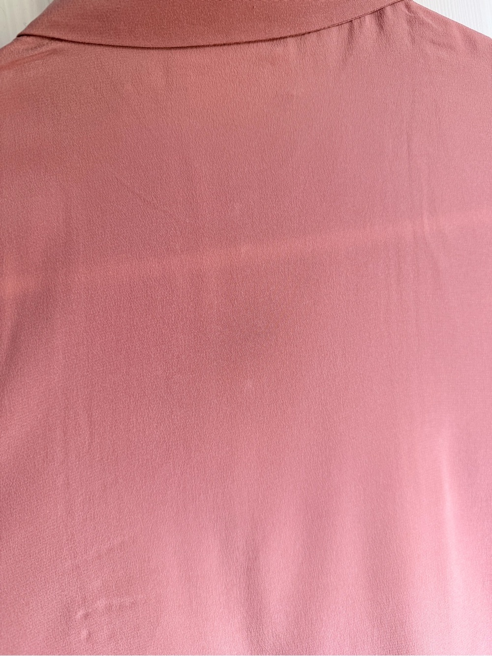 NWT Sezane Joda 100% silk Women's Dusty Rose Button-Front Blouse size 34 - Picture 9 of 9